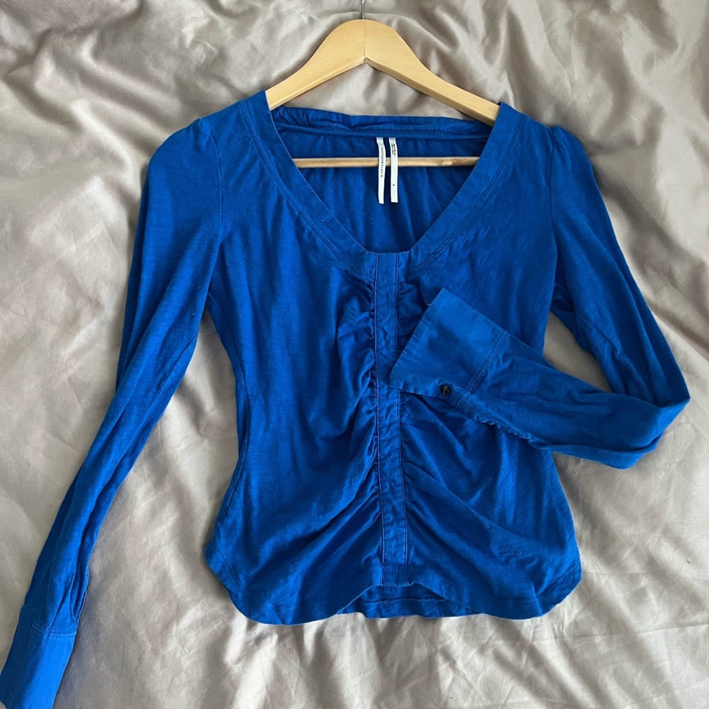 Anthropologie Long Sleeve Blouse in Size Small